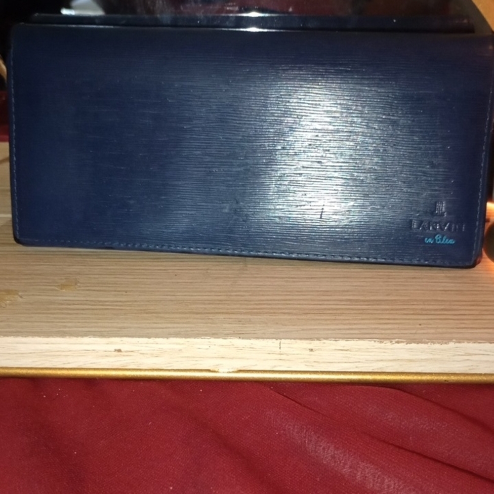 LANVIN En Blue Wallet